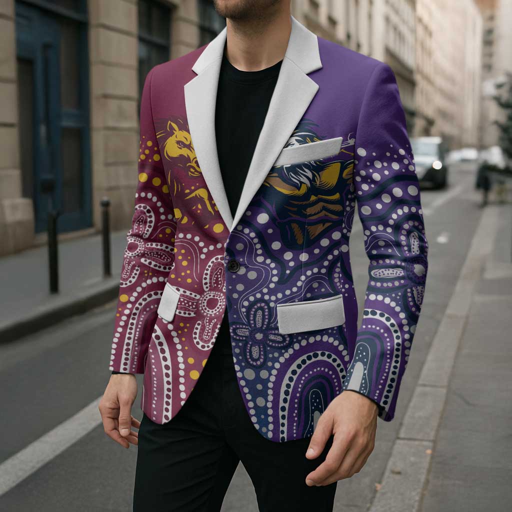 Broncos Vs Storm Rugby NRL Custom Indigenous Blazer Fight To The Last - Aussie Hoodie