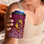 Broncos Vs Storm Rugby NRL Custom Indigenous 4 in 1 Can Cooler Tumbler Fight To The Last - Aussie Hoodie