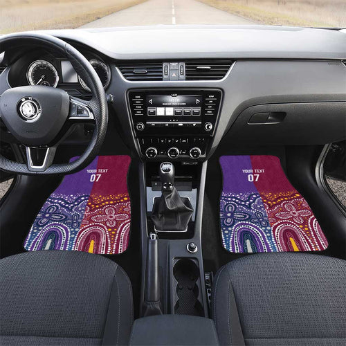 Broncos Vs Storm Rugby NRL Custom Indigenous Car Mats Fight To The Last - Aussie Hoodie