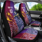 Broncos Vs Storm Rugby NRL Custom Indigenous Car Seat Cover Fight To The Last - Aussie Hoodie