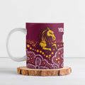 Broncos Vs Storm Rugby NRL Custom Indigenous Ceramic Mug Fight To The Last - Aussie Hoodie