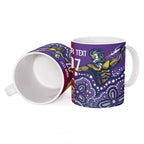 Broncos Vs Storm Rugby NRL Custom Indigenous Ceramic Mug Fight To The Last - Aussie Hoodie