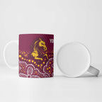 Broncos Vs Storm Rugby NRL Custom Indigenous Ceramic Mug Fight To The Last - Aussie Hoodie