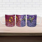 Broncos Vs Storm Rugby NRL Custom Indigenous Ceramic Mug Fight To The Last - Aussie Hoodie