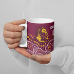 Broncos Vs Storm Rugby NRL Custom Indigenous Ceramic Mug Fight To The Last - Aussie Hoodie