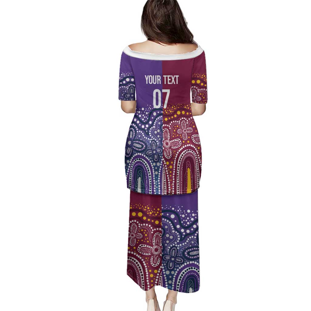 Broncos Vs Storm Rugby NRL Custom Indigenous Family Matching Puletasi and Hawaiian Shirt Fight To The Last - Aussie Hoodie