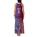 Broncos Vs Storm Rugby NRL Custom Indigenous Family Matching Tank Maxi Dress and Hawaiian Shirt Fight To The Last - Aussie Hoodie