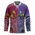 Broncos Vs Storm Rugby NRL Custom Indigenous Hockey Jersey Fight To The Last - Aussie Hoodie