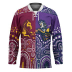 Broncos Vs Storm Rugby NRL Custom Indigenous Hockey Jersey Fight To The Last - Aussie Hoodie