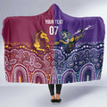 Broncos Vs Storm Rugby NRL Custom Indigenous Hooded Blanket Fight To The Last - Aussie Hoodie