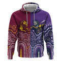 Broncos Vs Storm Rugby NRL Custom Indigenous Hoodie Fight To The Last - Aussie Hoodie