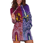 Broncos Vs Storm Rugby NRL Custom Indigenous Hoodie Dress Fight To The Last - Aussie Hoodie