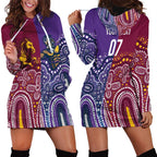 Broncos Vs Storm Rugby NRL Custom Indigenous Hoodie Dress Fight To The Last - Aussie Hoodie