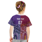 Broncos Vs Storm Rugby NRL Custom Indigenous Kid T Shirt Fight To The Last - Aussie Hoodie