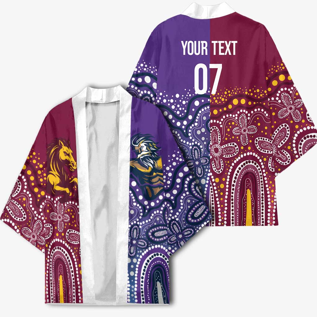 Broncos Vs Storm Rugby NRL Custom Indigenous Kimono Fight To The Last - Aussie Hoodie