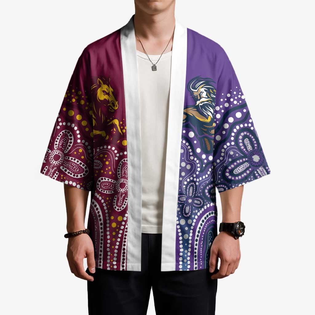 Broncos Vs Storm Rugby NRL Custom Indigenous Kimono Fight To The Last - Aussie Hoodie