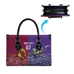 Broncos Vs Storm Rugby NRL Custom Indigenous Leather Bag Fight To The Last - Aussie Hoodie