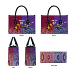 Broncos Vs Storm Rugby NRL Custom Indigenous Leather Bag Fight To The Last - Aussie Hoodie