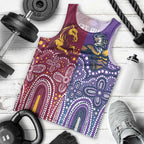 Broncos Vs Storm Rugby NRL Custom Indigenous Men Tank Top Fight To The Last - Aussie Hoodie