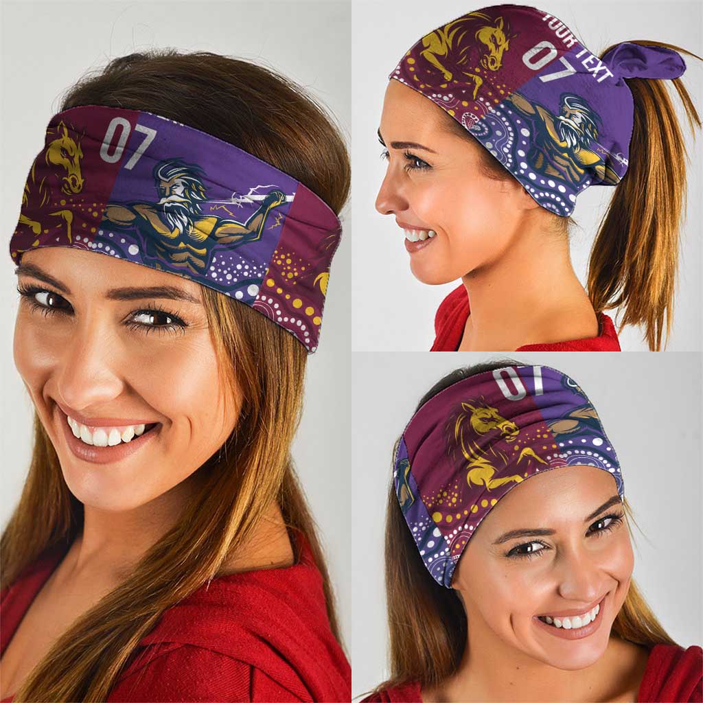 Broncos Vs Storm Rugby NRL Custom Indigenous Neck Gaiter Fight To The Last - Aussie Hoodie