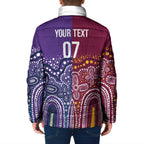 Broncos Vs Storm Rugby NRL Custom Indigenous Padded Jacket Fight To The Last - Aussie Hoodie