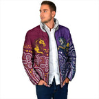 Broncos Vs Storm Rugby NRL Custom Indigenous Padded Jacket Fight To The Last - Aussie Hoodie