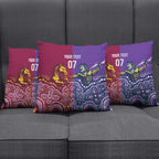 Broncos Vs Storm Rugby NRL Custom Indigenous Pillow Cover Fight To The Last - Aussie Hoodie
