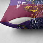 Broncos Vs Storm Rugby NRL Custom Indigenous Pillow Cover Fight To The Last - Aussie Hoodie