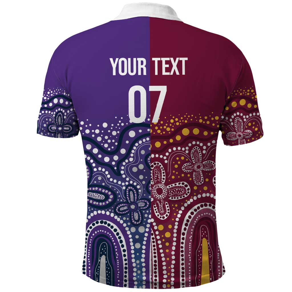 Broncos Vs Storm Rugby NRL Custom Indigenous Polo Shirt Fight To The Last - Aussie Hoodie