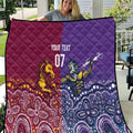 Broncos Vs Storm Rugby NRL Custom Indigenous Quilt Fight To The Last - Aussie Hoodie
