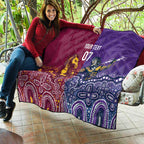 Broncos Vs Storm Rugby NRL Custom Indigenous Quilt Fight To The Last - Aussie Hoodie