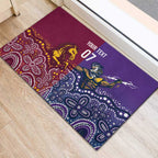 Broncos Vs Storm Rugby NRL Custom Indigenous Rubber Doormat Fight To The Last - Aussie Hoodie