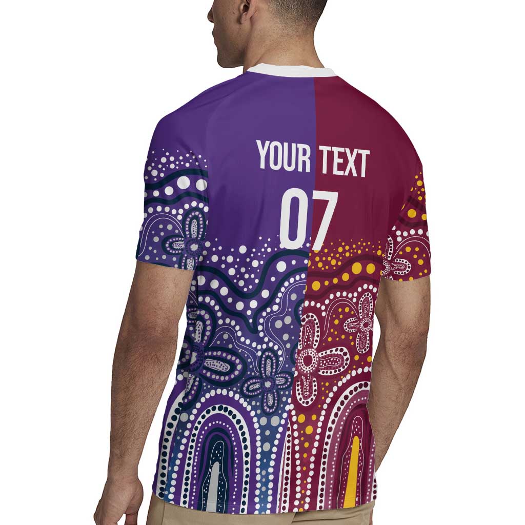 Broncos Vs Storm Rugby NRL Custom Indigenous Rugby Jersey Fight To The Last - Aussie Hoodie