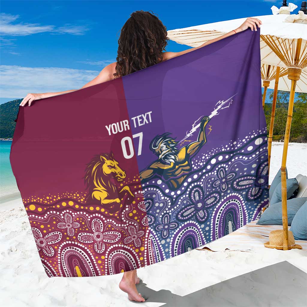 Broncos Vs Storm Rugby NRL Custom Indigenous Sarong Fight To The Last - Aussie Hoodie