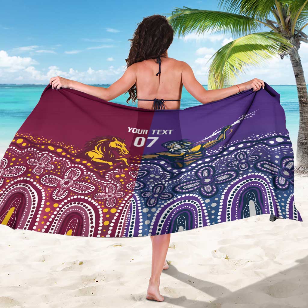Broncos Vs Storm Rugby NRL Custom Indigenous Sarong Fight To The Last - Aussie Hoodie