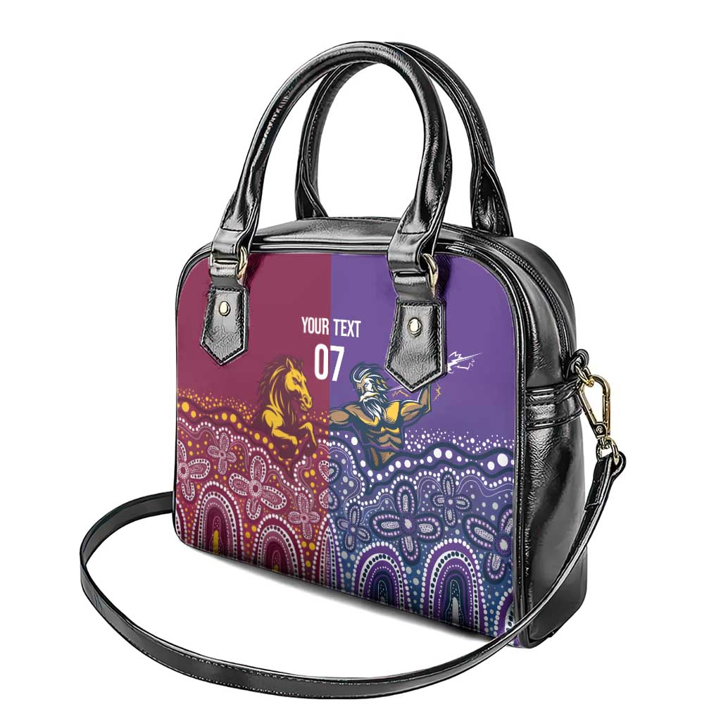 Broncos Vs Storm Rugby NRL Custom Indigenous Shoulder Handbag Fight To The Last - Aussie Hoodie