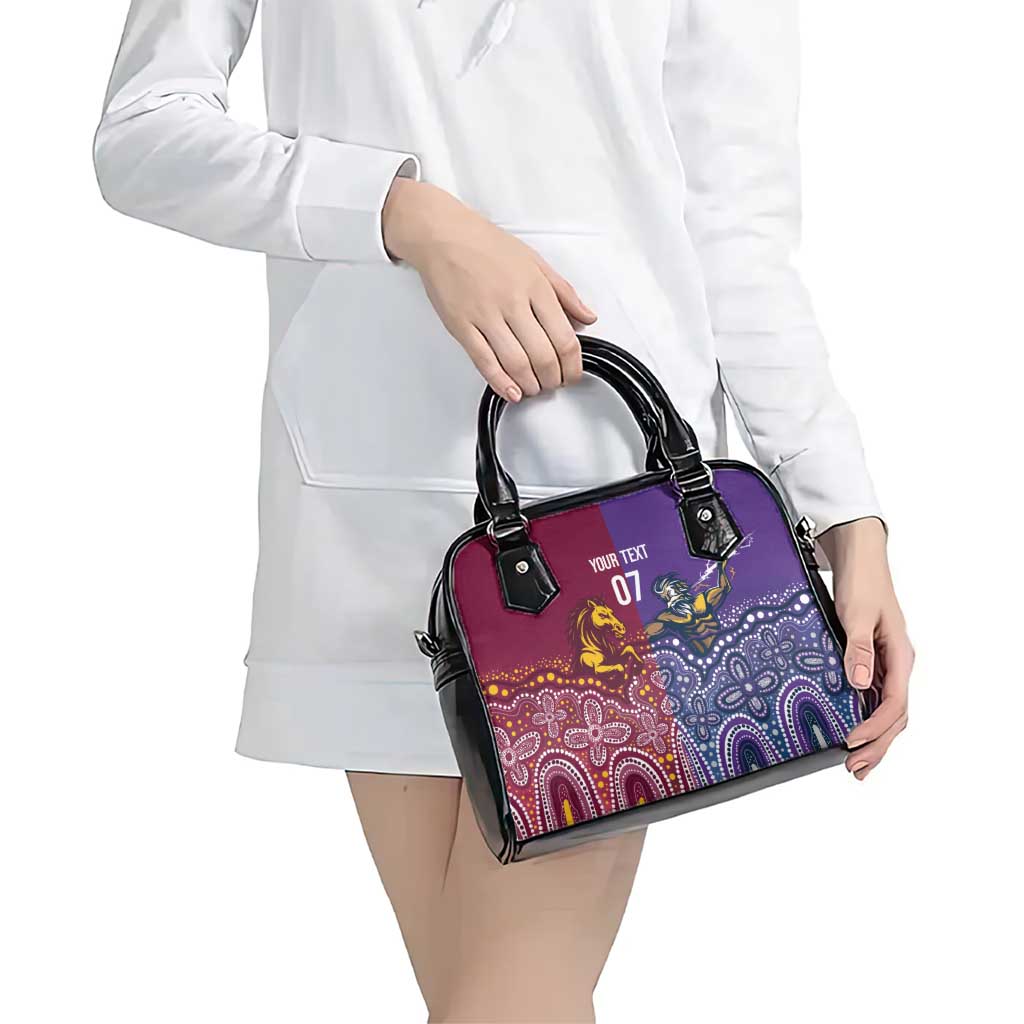 Broncos Vs Storm Rugby NRL Custom Indigenous Shoulder Handbag Fight To The Last - Aussie Hoodie