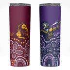 Broncos Vs Storm Rugby NRL Custom Indigenous Skinny Tumbler Fight To The Last - Aussie Hoodie