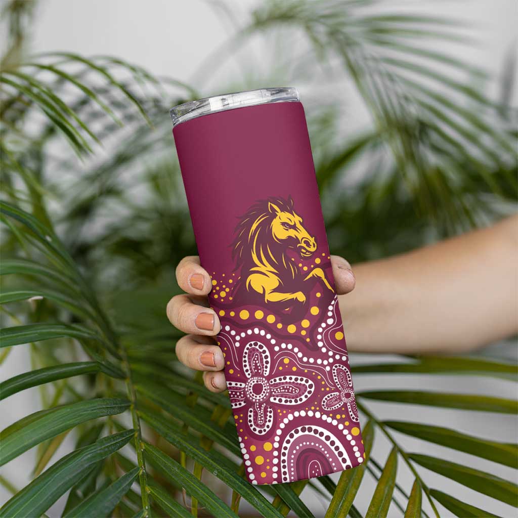 Broncos Vs Storm Rugby NRL Custom Indigenous Skinny Tumbler Fight To The Last - Aussie Hoodie