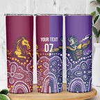 Broncos Vs Storm Rugby NRL Custom Indigenous Skinny Tumbler Fight To The Last - Aussie Hoodie