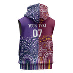 Broncos Vs Storm Rugby NRL Custom Indigenous Sleeveless Hoodie Fight To The Last - Aussie Hoodie