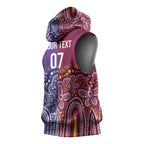 Broncos Vs Storm Rugby NRL Custom Indigenous Sleeveless Hoodie Fight To The Last - Aussie Hoodie