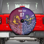 Broncos Vs Storm Rugby NRL Custom Indigenous Spare Tire Cover Fight To The Last - Aussie Hoodie