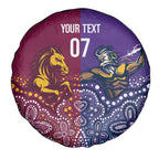 Broncos Vs Storm Rugby NRL Custom Indigenous Spare Tire Cover Fight To The Last - Aussie Hoodie