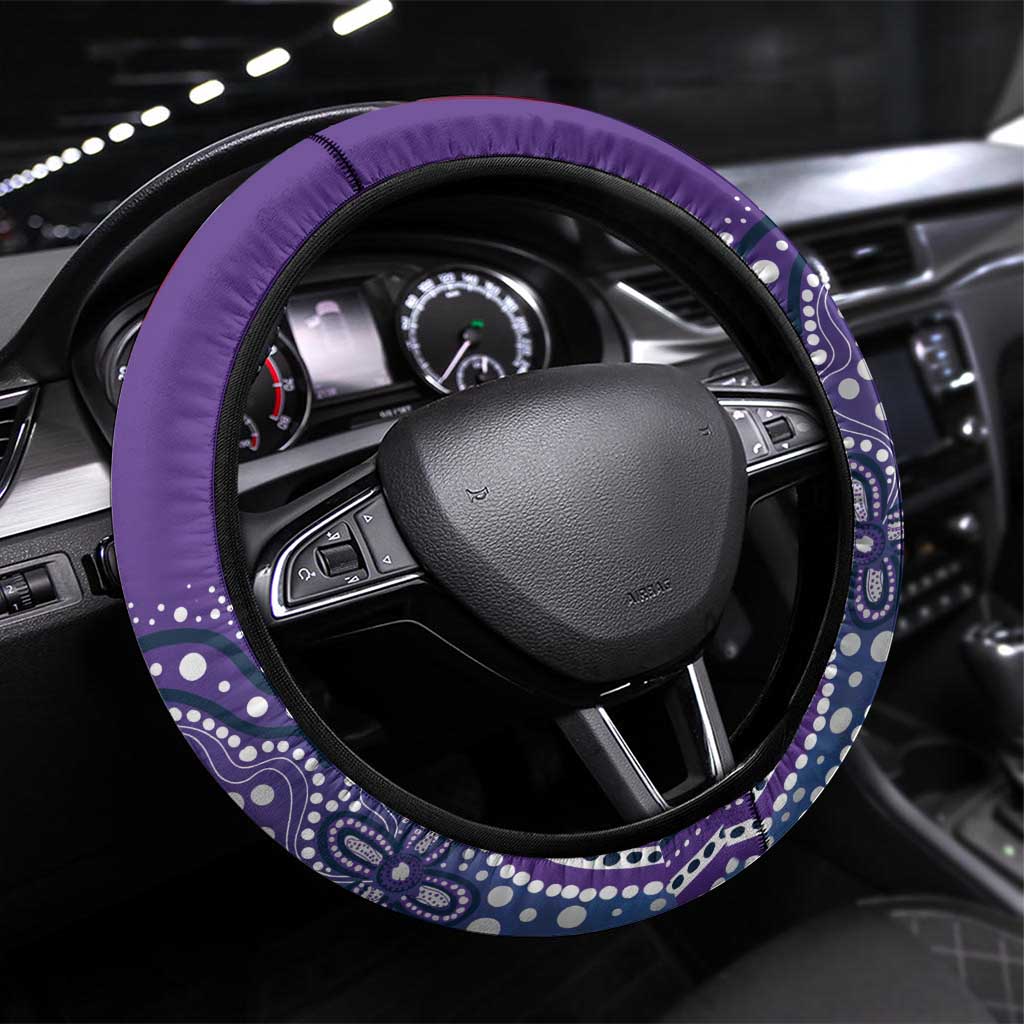 Broncos Vs Storm Rugby NRL Indigenous Steering Wheel Cover Fight To The Last - Aussie Hoodie