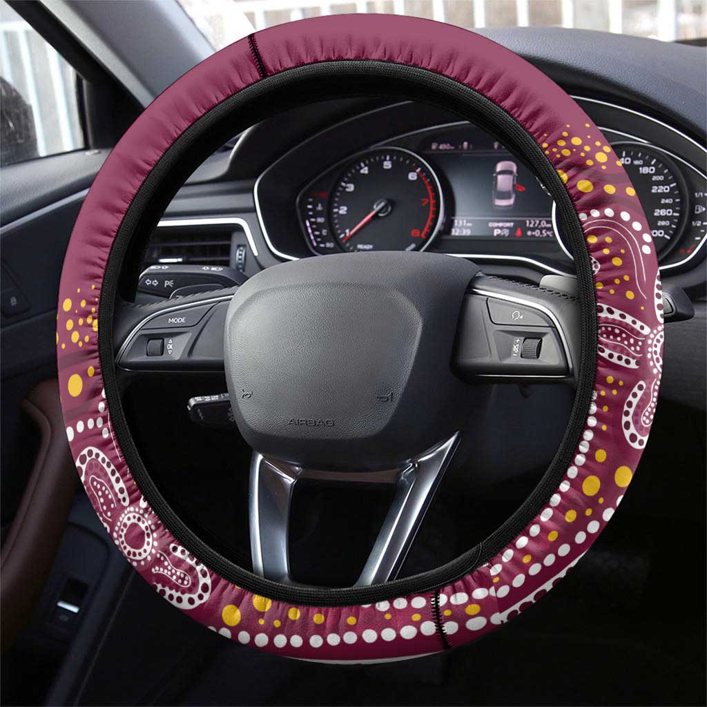 Broncos Vs Storm Rugby NRL Indigenous Steering Wheel Cover Fight To The Last - Aussie Hoodie