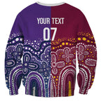 Broncos Vs Storm Rugby NRL Custom Indigenous Sweatshirt Fight To The Last - Aussie Hoodie