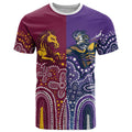 Broncos Vs Storm Rugby NRL Custom Indigenous T Shirt Fight To The Last - Aussie Hoodie