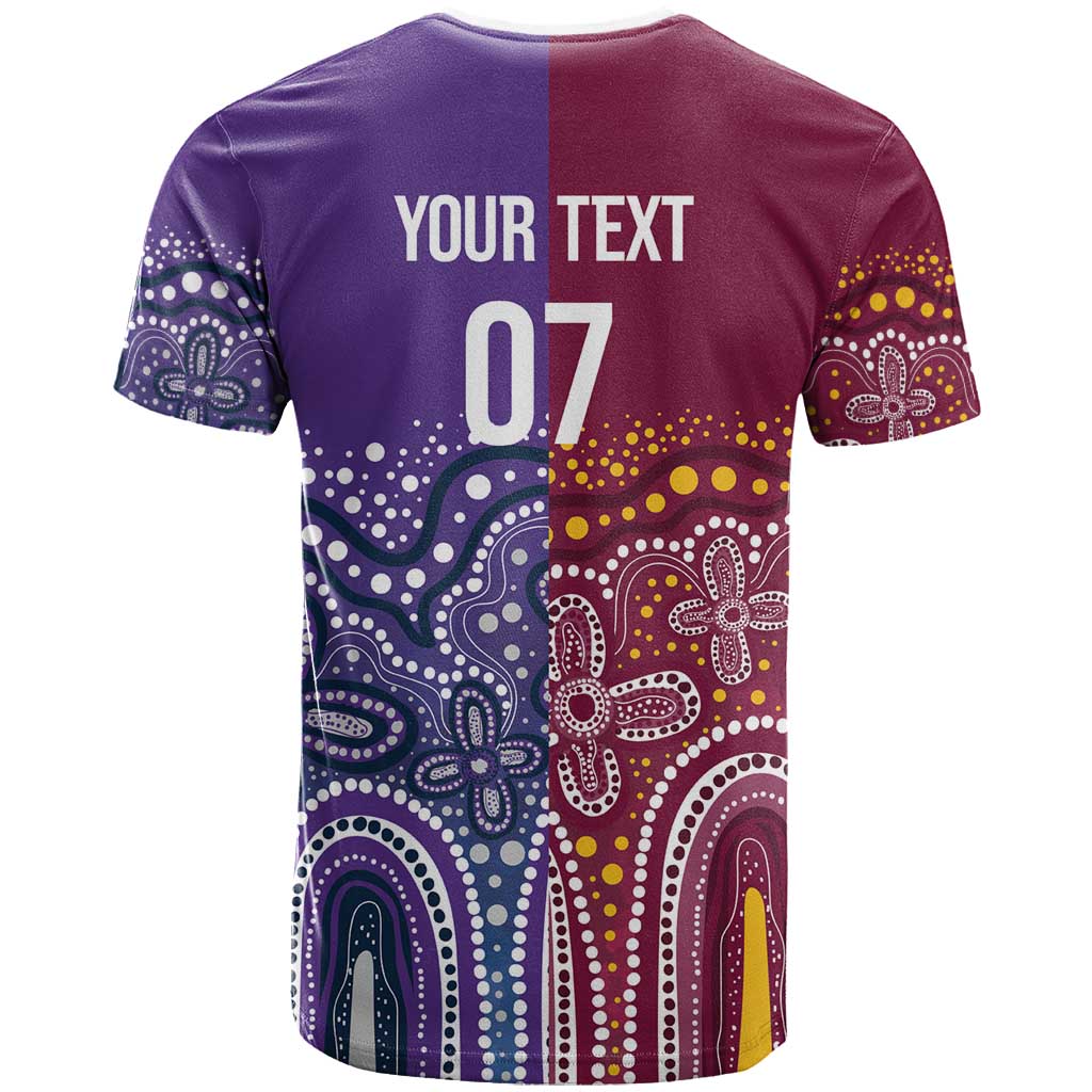 Broncos Vs Storm Rugby NRL Custom Indigenous T Shirt Fight To The Last - Aussie Hoodie
