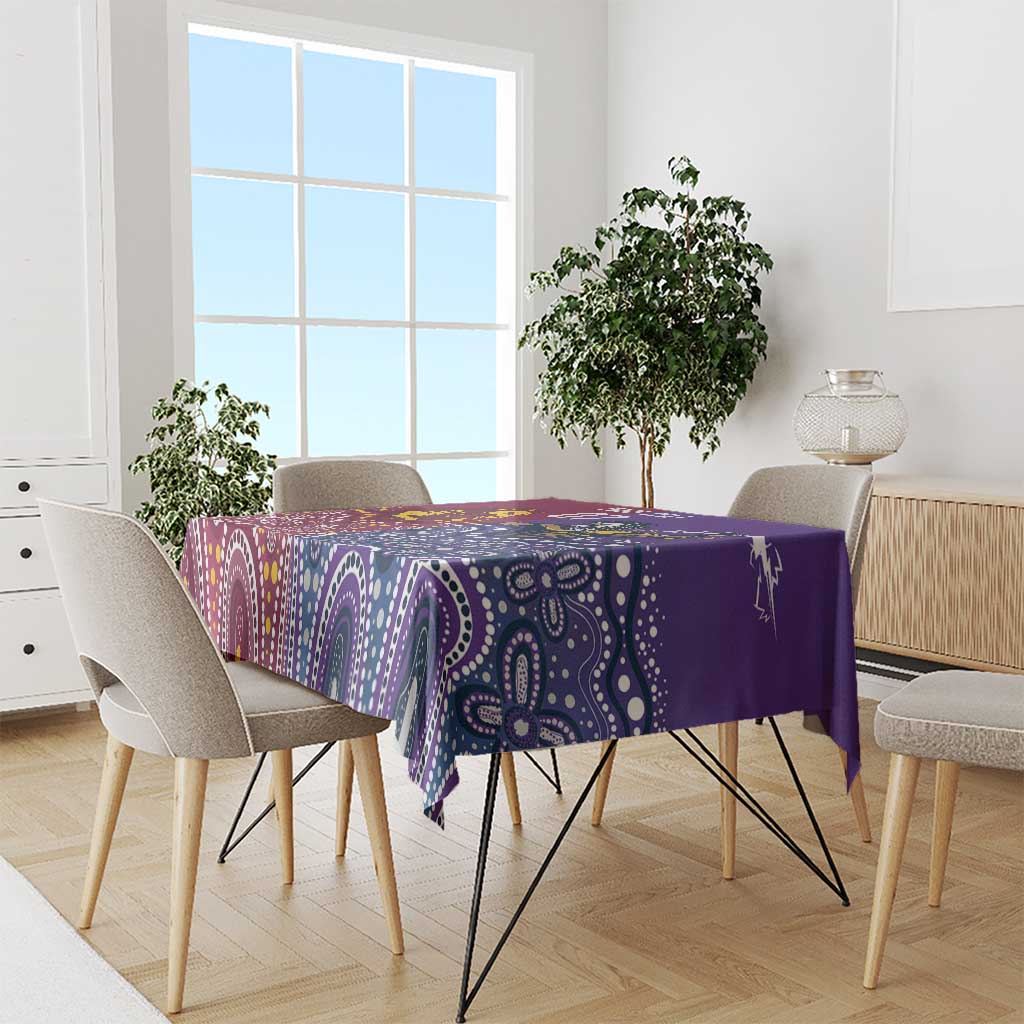 Broncos Vs Storm Rugby NRL Custom Indigenous Tablecloth Fight To The Last - Aussie Hoodie